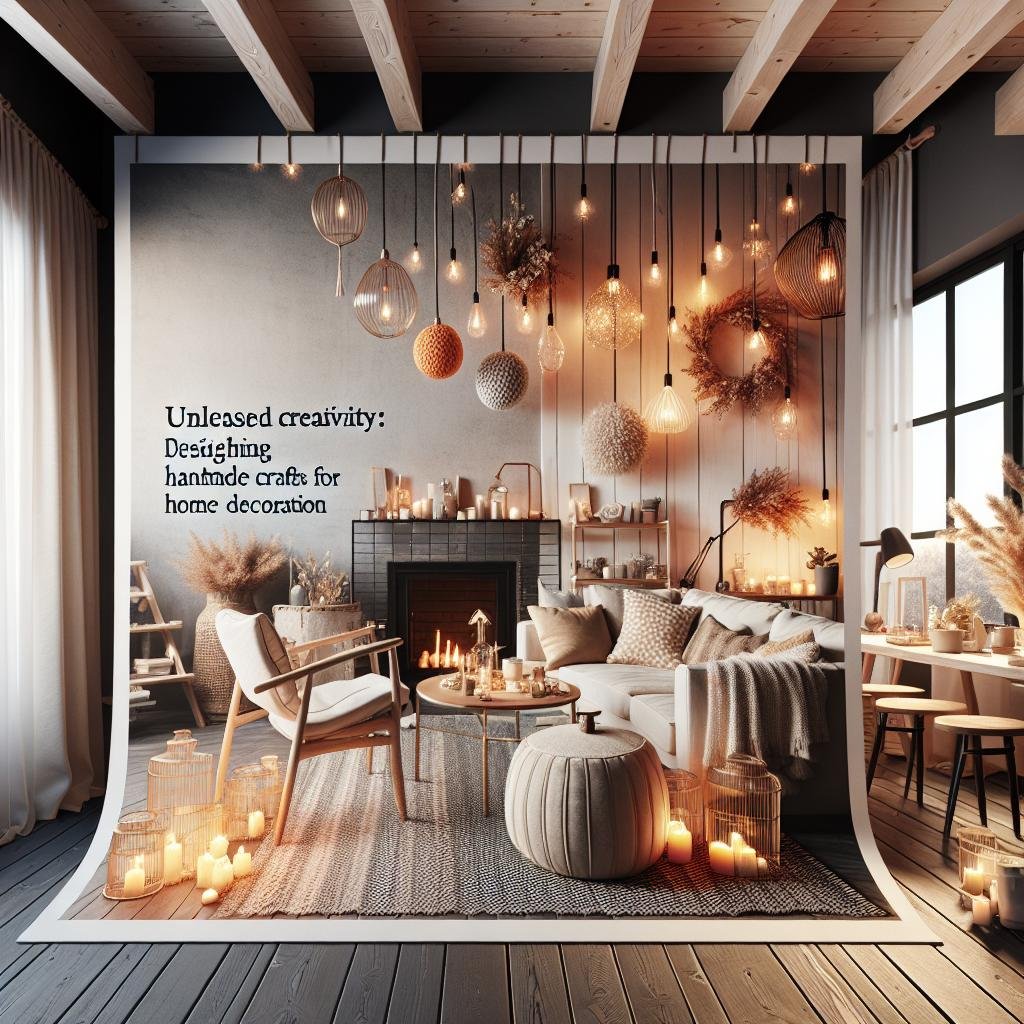 Unleashing Creativity: Designing Unique Handmade DIY Crafts For Home Decoration