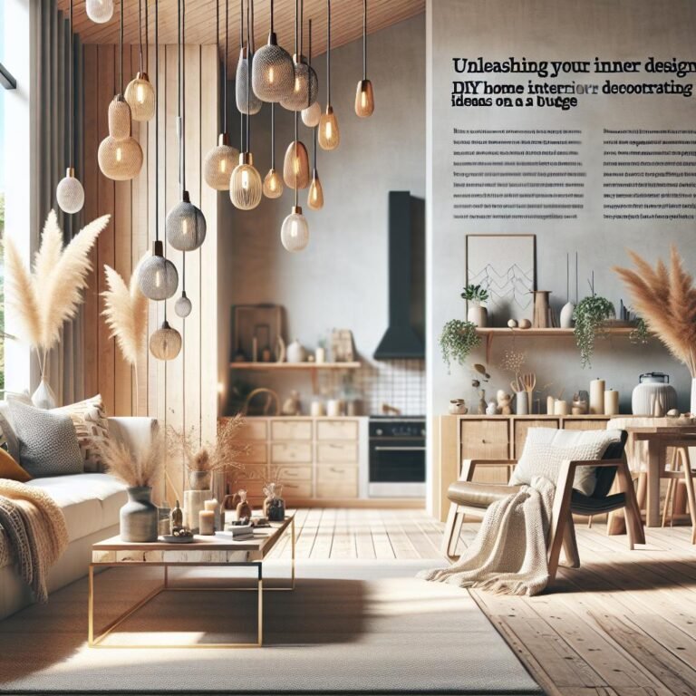 Unleashing Your Inner Designer: DIY Home Interior Decorating Ideas On A Budget