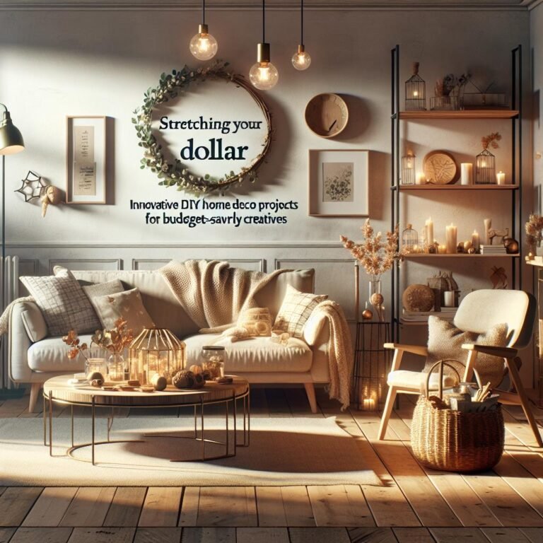 Stretching Your Dollar: Innovative DIY Home Decor Projects For Budget-Savvy Creatives