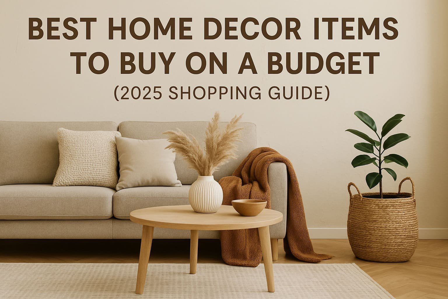 Best Home Decor Items to Buy on a Budget