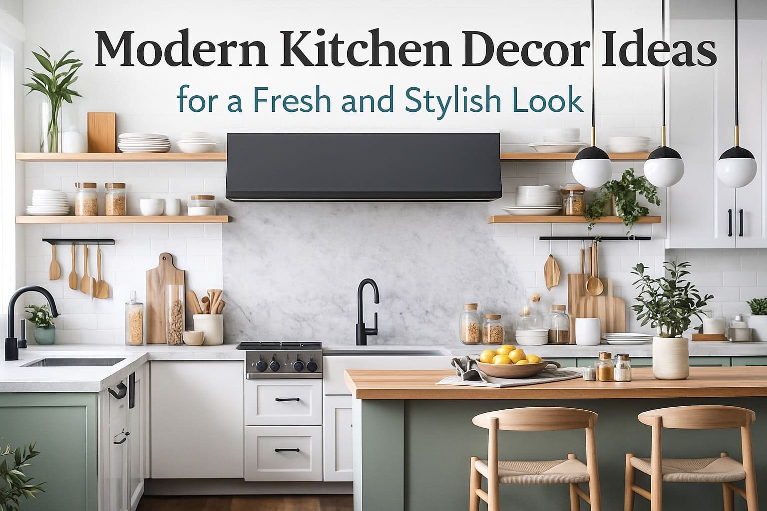 Modern Kitchen Decor Ideas for a Fresh and Stylish Look