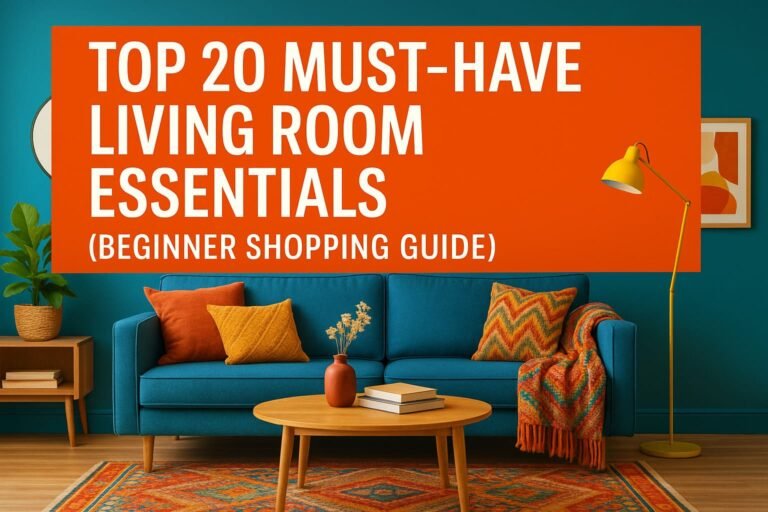 Top 20 Must-Have Living Room Essentials