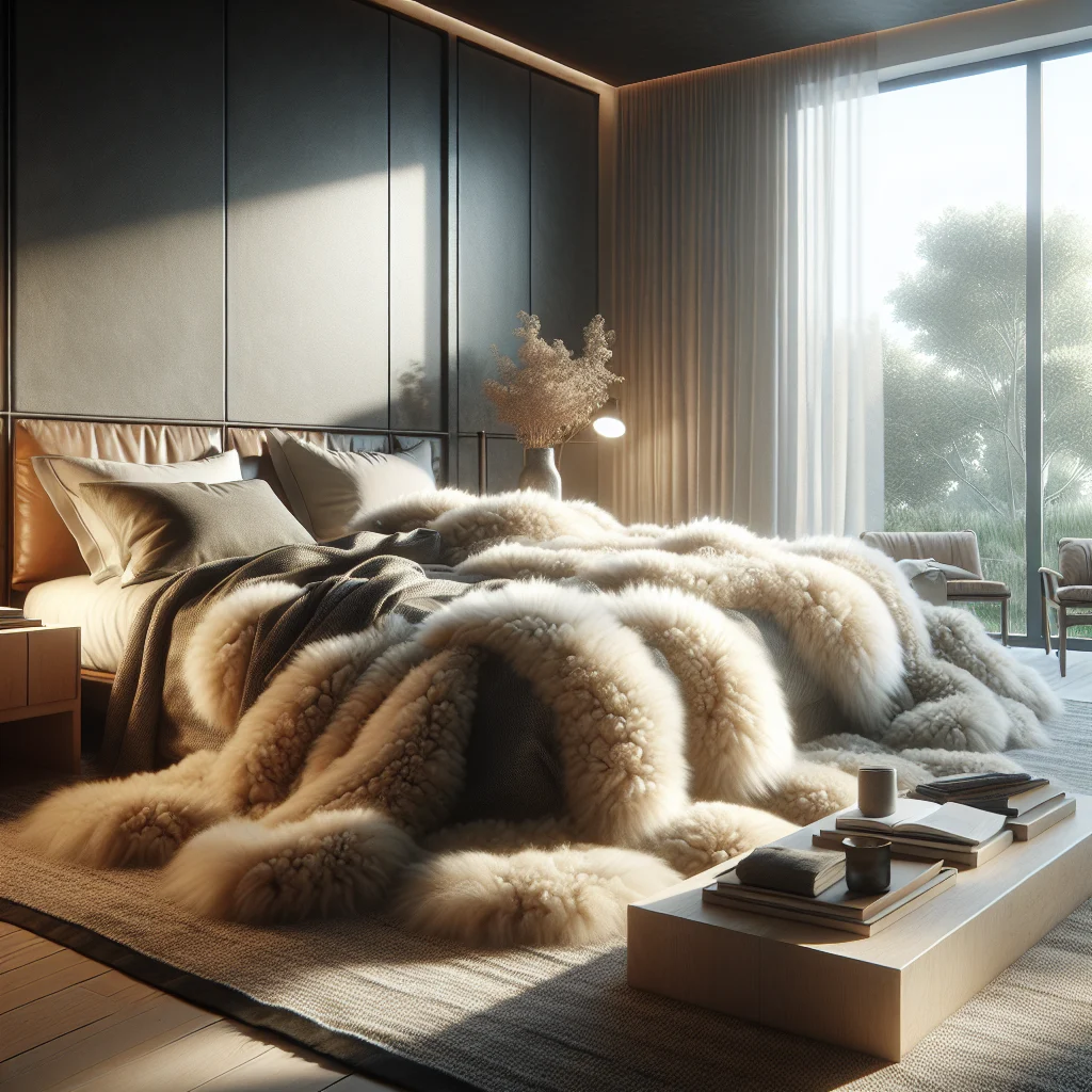 Top Sheepskin Blankets for Bed: Comfort and Elegance for Your Bedroom