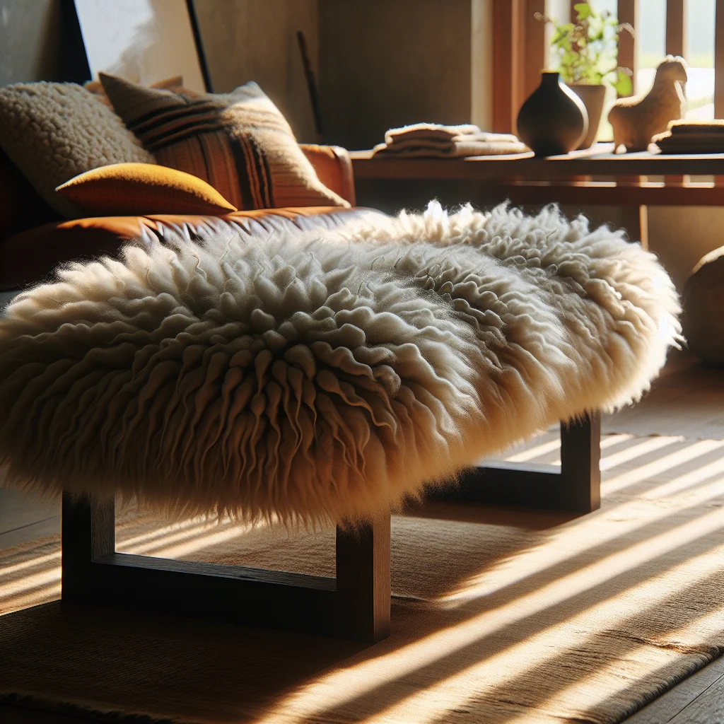 Why a Tibetan Sheepskin Bench Adds Unique Texture and Comfort to Your Home