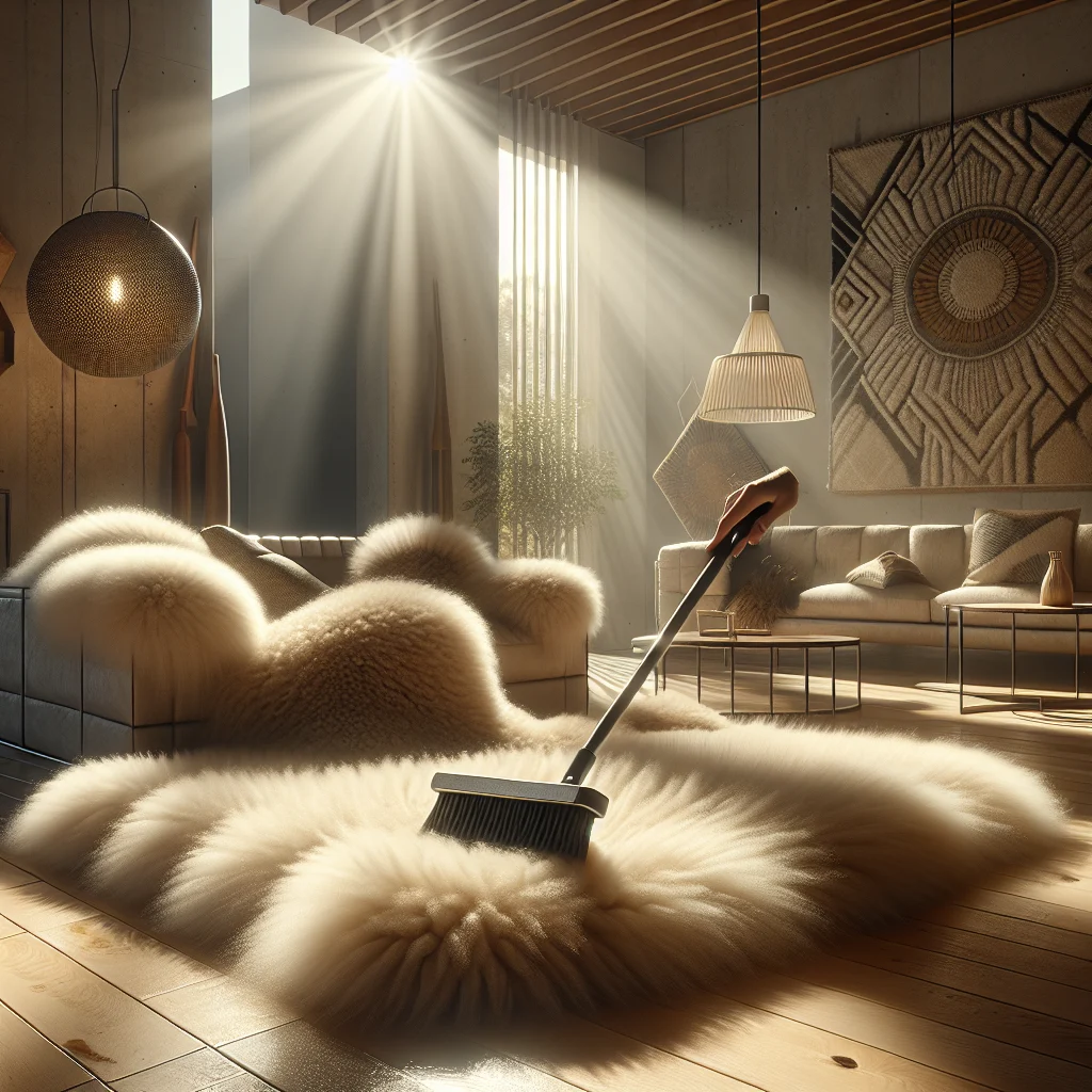 How to Brush a Sheepskin Rug to Keep It Fluffy and Cozy All Year Round
