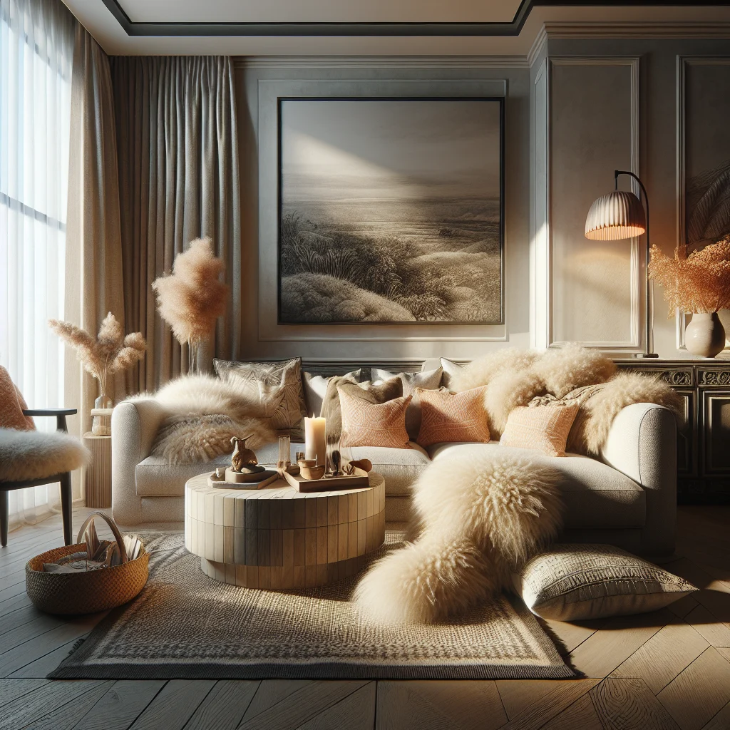 How to Style a Sheepskin Sofa for a Cozy Living Room Vibe