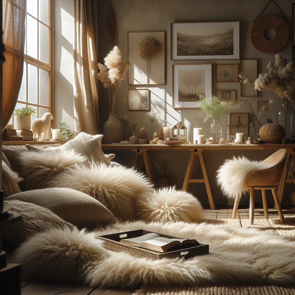 Cozy Up Your Space: DIY Home Decor Ideas with Sheepskin for a Warm, Inviting Look