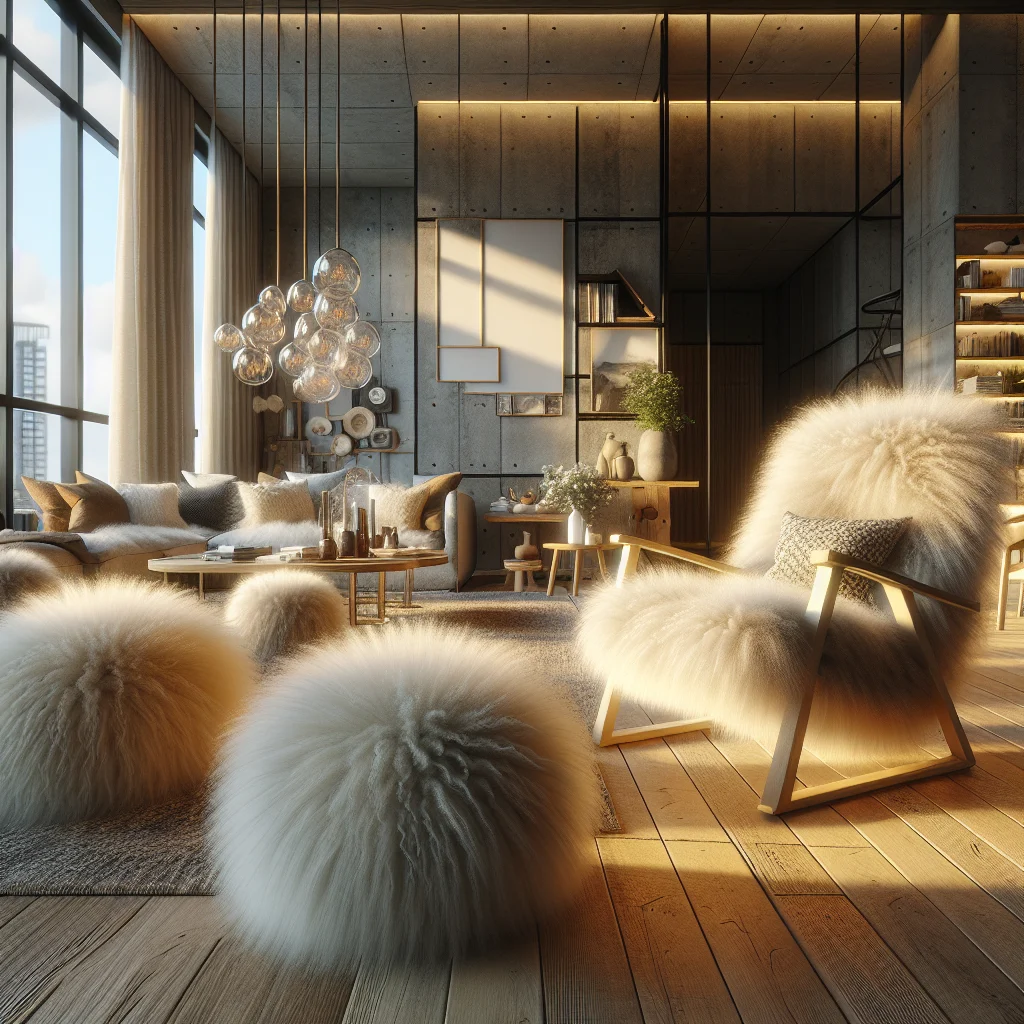 10 Inspiring Sheepskin Chair Living Room Ideas to Warm Up Your Space
